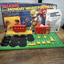 1977 Mattel ABC Talking Monday Night Football - Sportscaster WORKS - READ