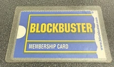 Vintage Blockbuster Membership Card
