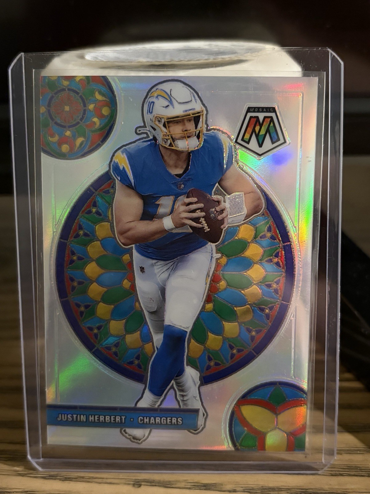 2021 Panini Mosaic - Glass Mosaic Justin Herbert #GM-6