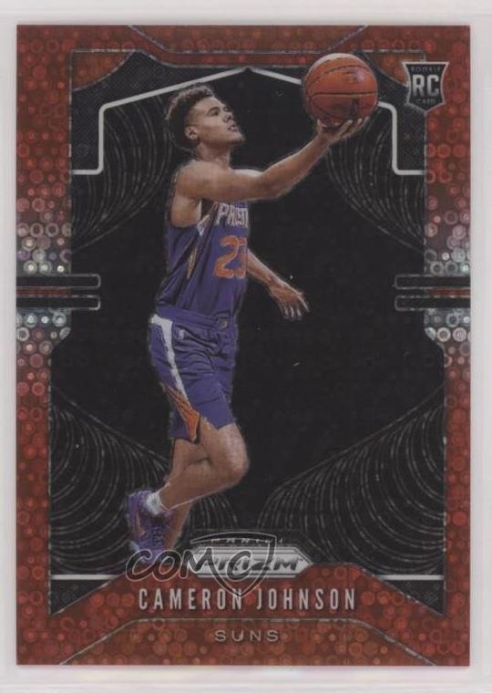 2019-20 Panini Prizm Rookie Fast Break Red 92/125 Cameron Johnson #257 0e1t
