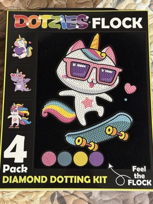 Diamond Dotz Neon Unicorns Diamond Painting Artwork Kit