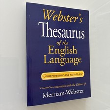 Webster's Thesaurus of the English Language