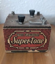 Famous Super-Tone Antenna Tuner Wave Trap, c. 1925, early radio accessory
