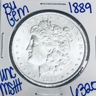 1889 BU UNCIRCULATED MORGAN SILVER DOLLAR AUTHENTIC U.S. MINT FREE SHIPPING 6320