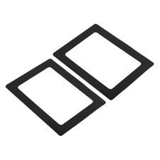 2 Pcs Magnetic Picture Frame PVC Magnets Holds Photo Black 5x7 Inch