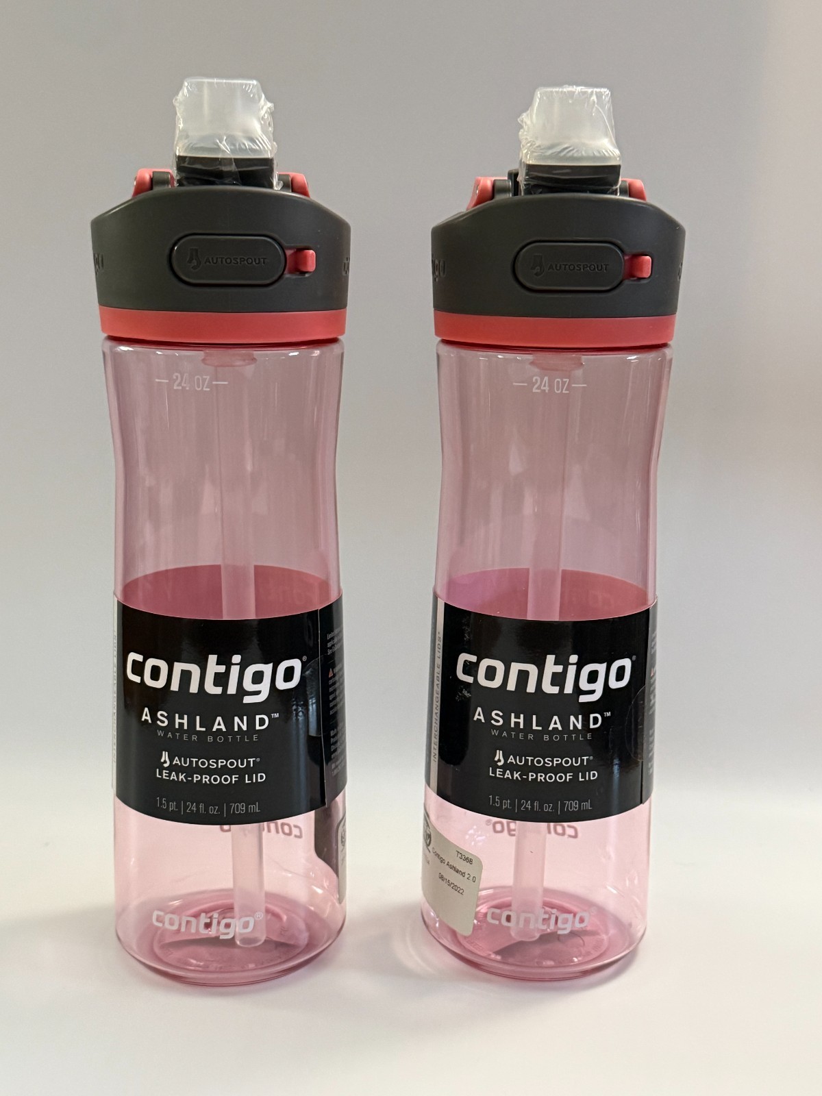 24oz Autospout Leak-proof Bpa-free Pink 2-pack
