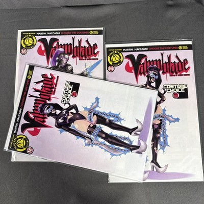 NM VAMPBLADE #12 (2017) Young COSTUME 2 & 3 VARIANT COVER DANGER DOLL Set Of 3