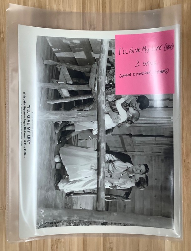 2 I'll Give My Life (1960) original movie still lot early Angie Dickinson