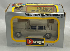 Vintage Bburago 1:24 Rolls-Royce Silver Shadow II Diecast Model Car Boxed