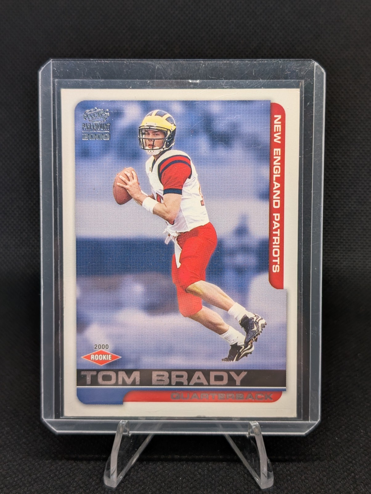 その他 2000 PARAMOUNT #138 TOM BRADY Tom Brady New England Patriots Autographed 2000 Pacific Paramount