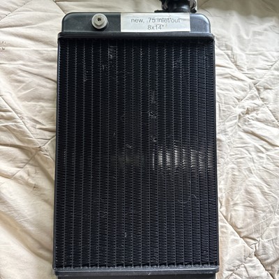 Freeline new radiator with brackets complete 8x14''