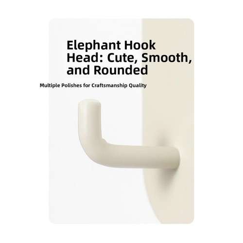 Wytrzymałe żelazne haczyki ścienne Lepki tył Nie wymaga wiercenia w łazience - Zdjęcie 4 z 24