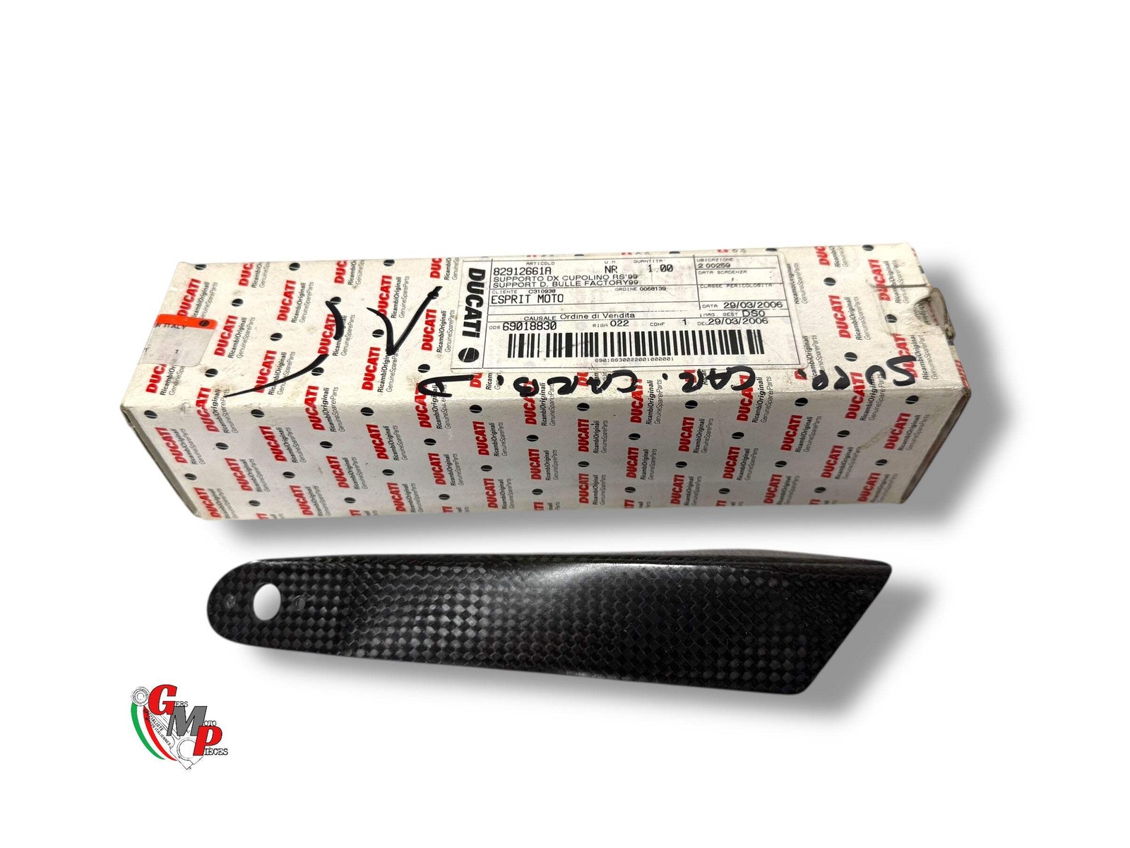 Support carénage avant droit Racing carbone NEUF pour Ducati Superbike 748RS