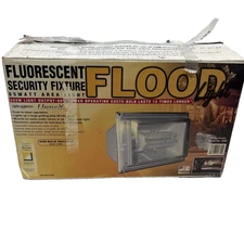 Lights Of America Fluorescent  Flood Light Security Fixture 9265 Open Box