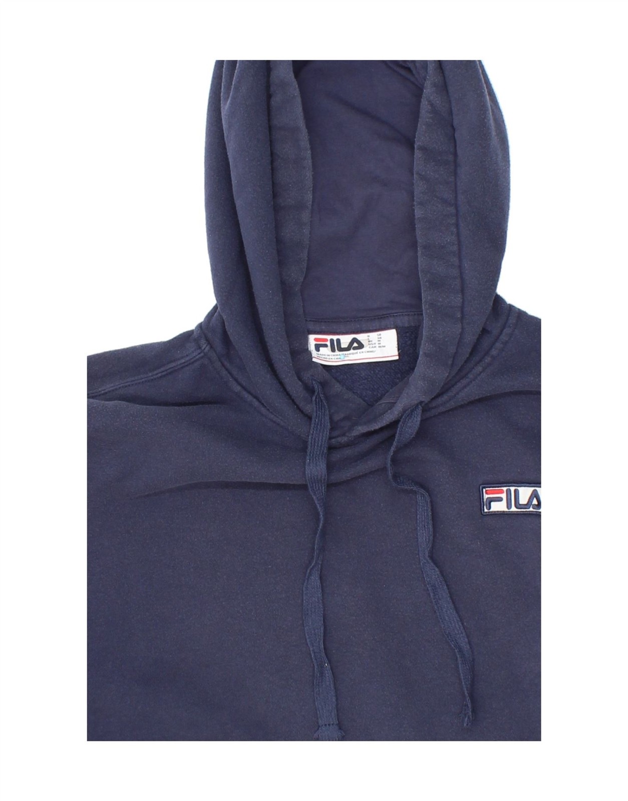 FILA maglione uomo con cappuccio media blu navy cotone BW01