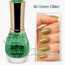 Saffron GLITTER Nail Polish Varnish 13ml