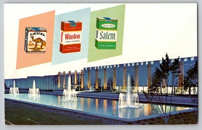Camel Winston Salem North Carolina RJ Reynolds Tobacco Whitaker Park Postcard