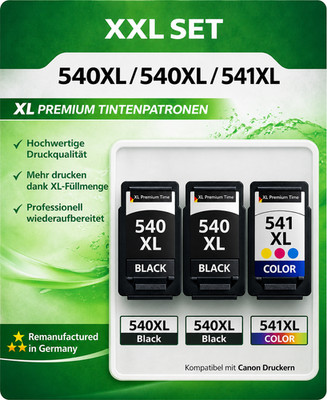PG-540XL und CL-541XL Druckerpatronen Canon MG3650s MG4250 TS5150 TS5151 TS5100