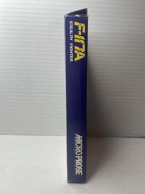 F-117A Stealth Fighter (Nintendo NES) Video Game Original Box Tested Airplane