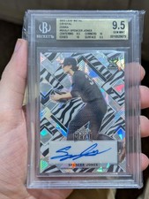 2022 Leaf Metal Spencer Jones #BA-SJ1 Crystal Zebra Auto /5 BGS 9.5