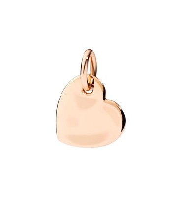 DMCUORG/9 Charms Hearts Gold Rose Gold Heart Dodo Pendant DMB7035_HEARL_0009R