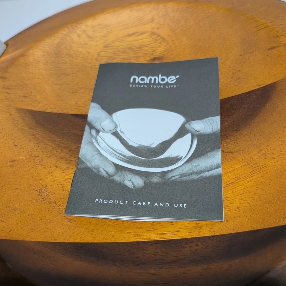 Tabla de cortar Nambe madera exótica diseño contemporáneo con cuchillo 12" Foto 2 de 4