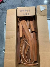 Genuine Leather Scrap, Remnants 12 lbs (lot 55)