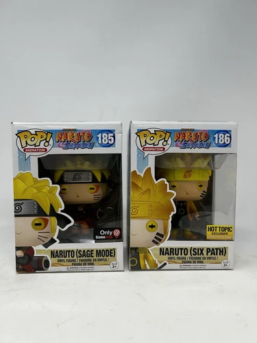 Funko Pop! Vinyl: Naruto Shippuden - Naruto (Sage Mode & Six Path) #185 #186
