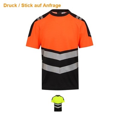 Regatta High Visibility T-Shirt Arbeitsshirt Kurzarmshirt Hi-Vis X-Pro 