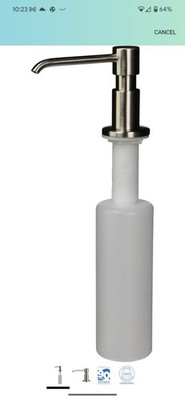 Danze D495958SS Parma Deck Mount Soap and Lotion Dispenser, Stainless Steel
