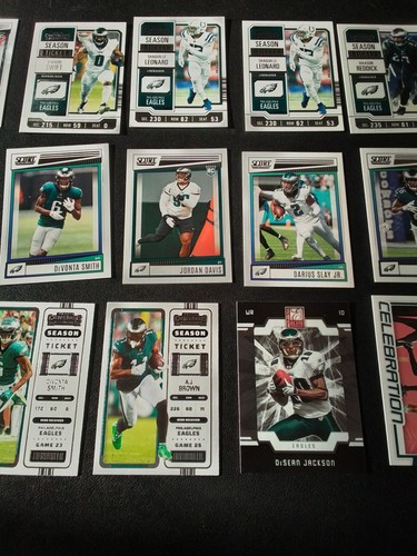 Philadelphia Eagles - 18 Karten Panini Lot - Smith, Brown, Jackson - Bild 3 von 5
