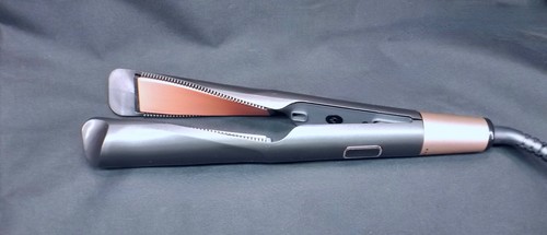Curl & Straight Confidence Curl Flat Iron Unique 2 in 1 Twisted Ceramic Plates - Picture 2 of 6