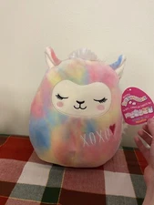 squishmallows 8 inch - Tie Dye Llama w/ Tags