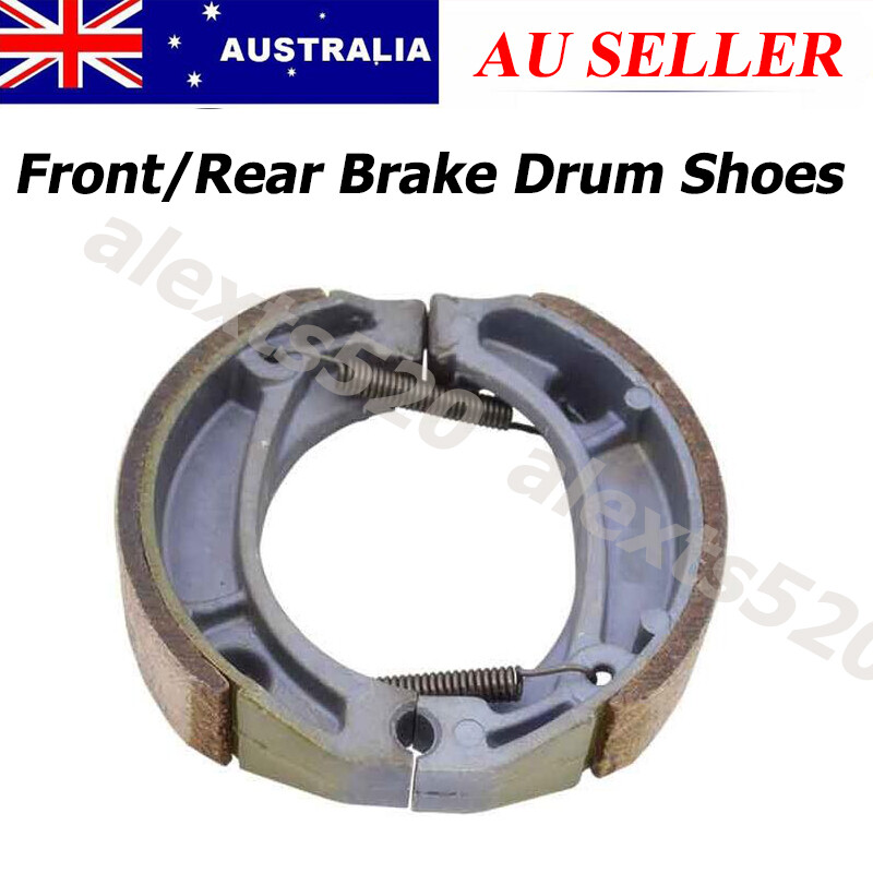 Caltric Rear Brake Shoe Set - Compatible With Honda XR200R (2002) & Many Other Honda Dirt Bikes - View #8