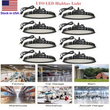 100W UFO LED High Bay Light Factory Industrial Warehouse Commercial Light 8PCS