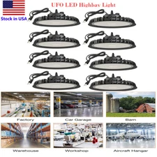 100W UFO LED High Bay Light Factory Industrial Warehouse Commercial Light 8PCS