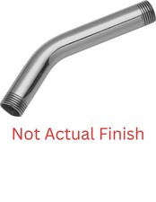 California Faucets 9103-PC Shower Arm 6" Brass POLISHED CHROME New in Box