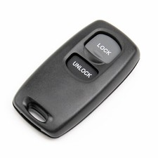 Happyit Custodia per chiave auto in pelle per Mazda 2 3 5 6 CX3 CX4 CX5 CX-5 CX7 CX9 Axela Atenza 2 tasti Fob Keyless (rosso