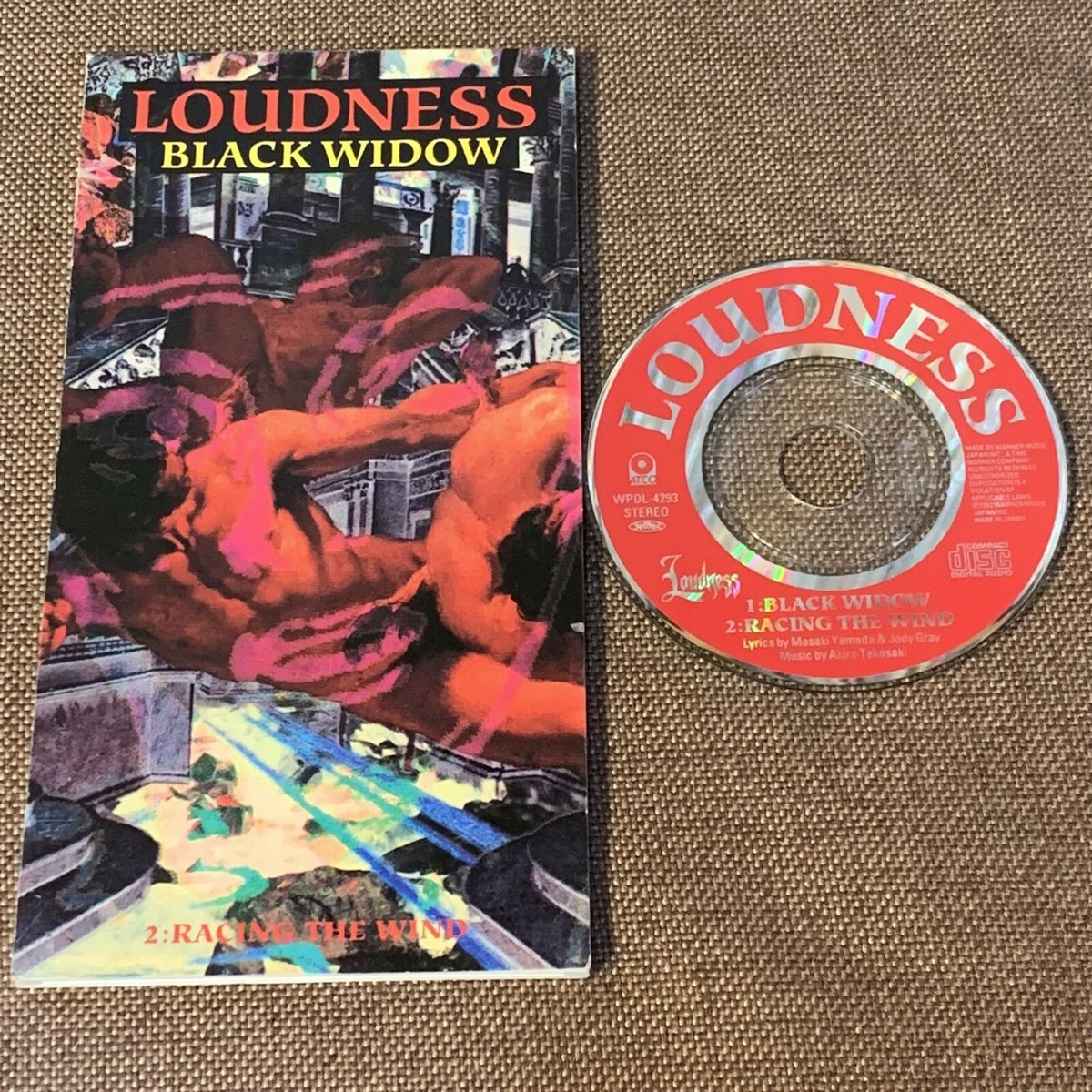 LOUDNESS Black Widow /Racing The Wind JAPAN 3