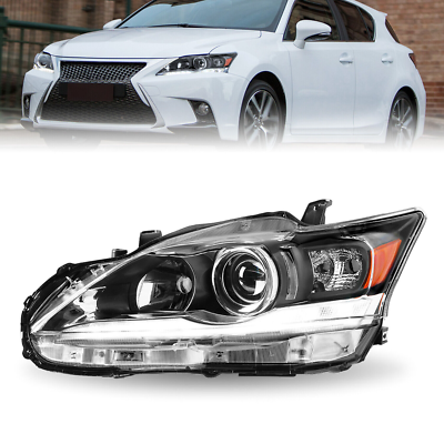 Halogen Headlight Assembly for 2011-2017 Lexus CT200h Left Driver