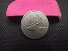 CANADA 1944  80% SILVER 25 CENTS