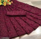 Women's Art Silk  Saree With Running Blouse Piece