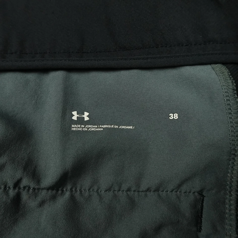 Under Armour Shorts Mens 38 Black UA Matchplay Performance Golf Cool Quick Dry - Image 3 of 4