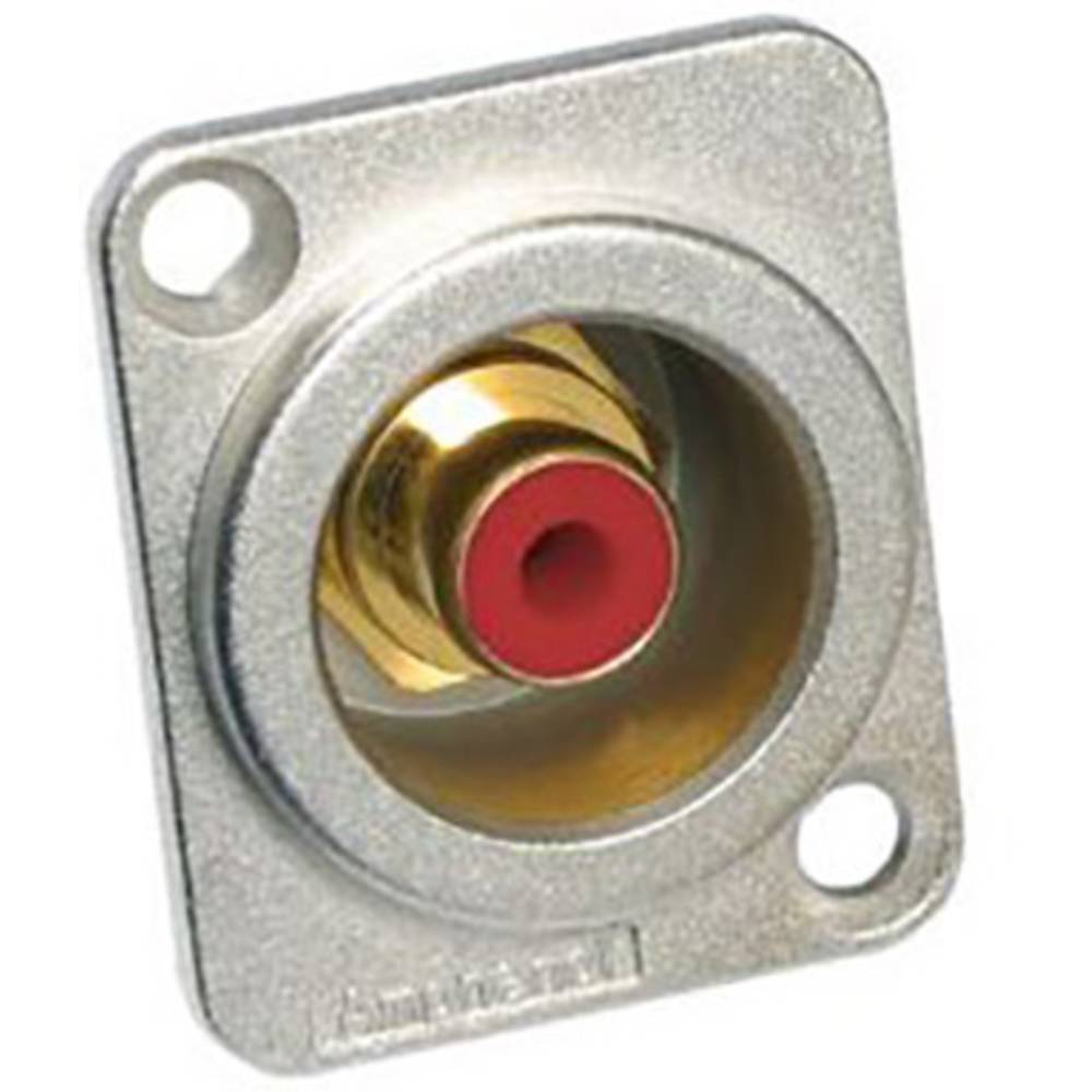 Amphenol ACJD-RED Connettore RCA Presa a pannello Numero Poli (num): 2 Mono