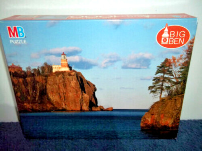 SPLIT ROCK LIGHTHOUSE, MN - 1000 TEILE MB PUZZLE - NEU & VERSIEGELT - SELTEN