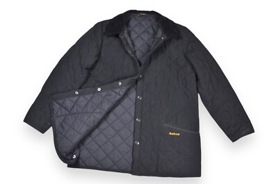 Barbour / ESKDALE JACKET/キルティングジャケット/L/ポリエステル/NVY Men's Barbour Eskdale Quilt Jacket Black D373 Classic England Size