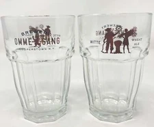 Ommegang Witte Wheat Ale Tumbler Glass Set of Two