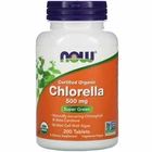 NOW FOODS 200tabs 500mg Organic Chlorella, The Powerful Detox Superfood