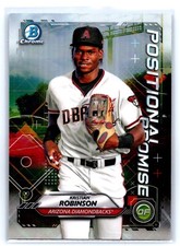 2021 Bowman Positional Promise Refractor Insert #POS-KR Kristian Robinson