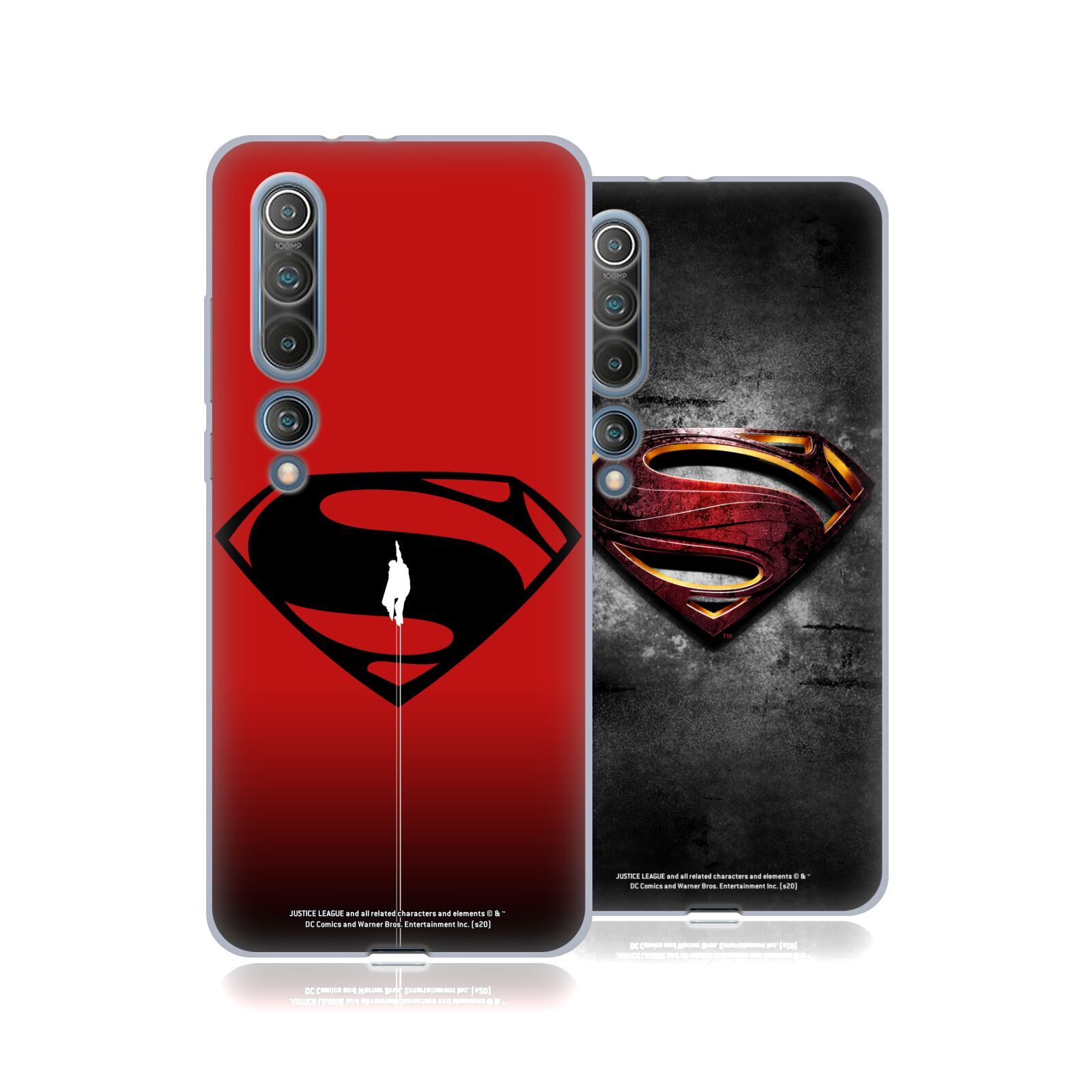 OFFICIAL JUSTICE LEAGUE MOVIE SUPERMAN LOGO ART SOFT GEL CASE FOR XIAOMI PHONES